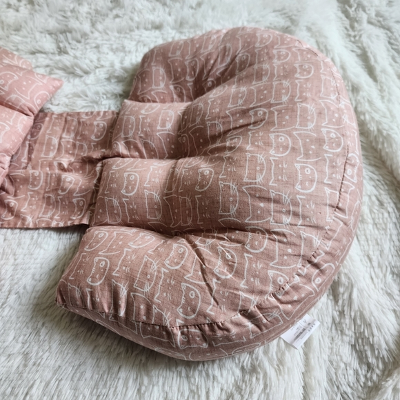 Pregnancy pillow adjustable pink cat print wedge - Picture 6 of 8